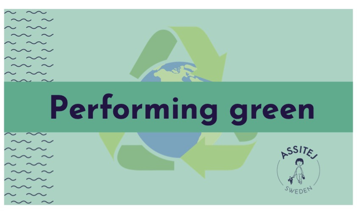 Illustration av Performing green