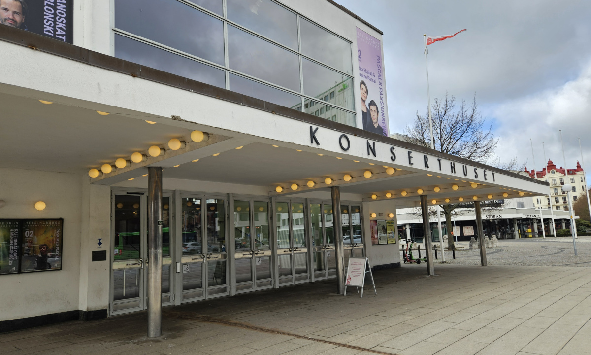Ingången till Helsingborgs Konserthus